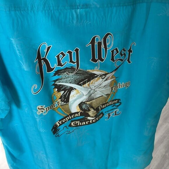 Banana Split USA Key West Florida Hawaiian Shirt Tropical Paradise Button Down - Picture 10 of 10